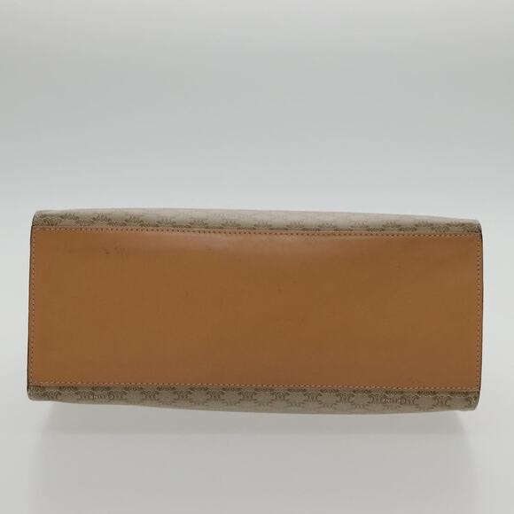 CELINE Macadam Canvas Hand Bag Coated Canvas Beige - Picture 9 of 12